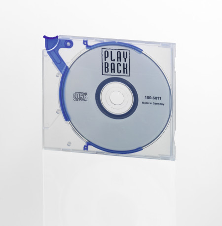 [DUR-526706] CD/DVD doosje Durable Quickflip Standard transparant accent blauw (5)
