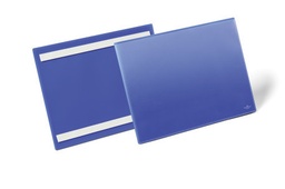 [DUR-179807] Documenthoes Durable A4 liggend 297x210mm zelfklevend blauw (50)