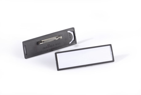 [DUR-813301] Naambadge Durable CLASSIC 17x67mm met platte speld (25)