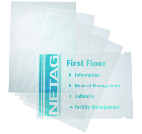 [DUR-483619] Navulfolie voor Durable Crystal Sign A3 deurbord