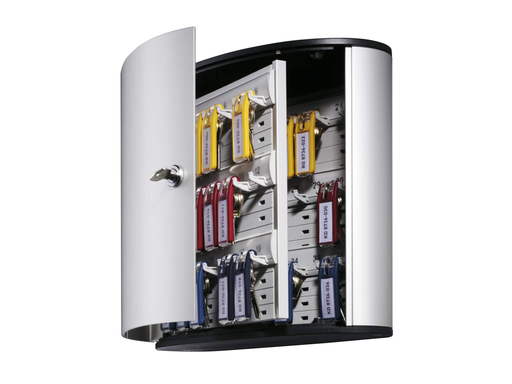 [DUR-195223] Sleutelkast Durable Key Box 36 sleutels met cilinderslot metaal-zilver (D195223)