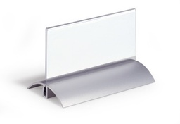 [DUR-820119] Tafelnaambord Durable Presenter De Luxe 61x150mm transparant