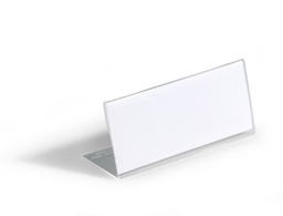 [DUR-805419] Tafelnaambord Durable acryl 61x150mm transparant (10)