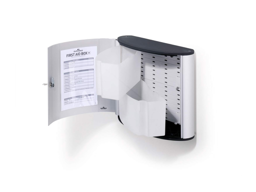 [DUR-197023] Verbandkast Durable First Aid Set Medium metaal/zilver leeg