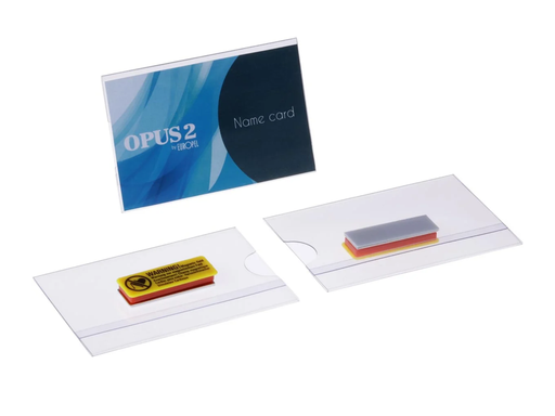 [TIM-121268] Badge Europel magnetisch 90x55mm transparant