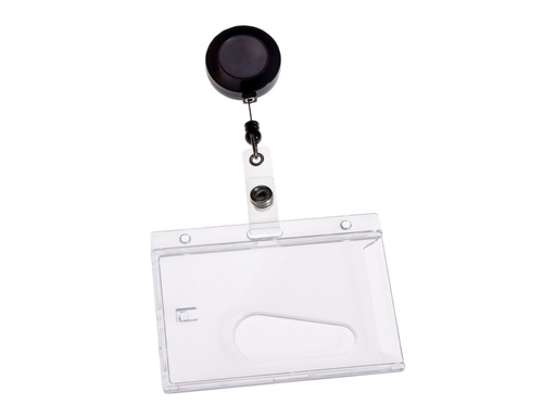 [TIM-121289] Badgehouder met afroller Europel 54x85mm gesloten