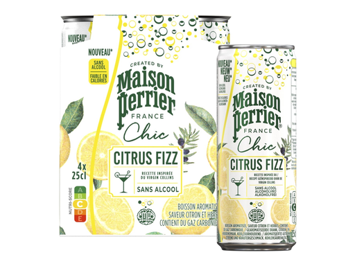 [TIM-552110] Mocktail Maison Perrier Citrus Fizz citroen- en kruidensmaak blik 25cl (4)