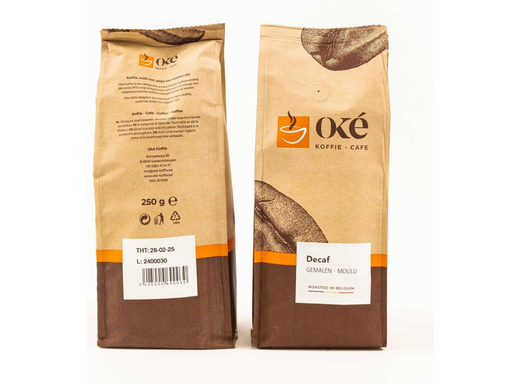 [TIM-607] Koffie Oké Koffie Deca gemalen 250g