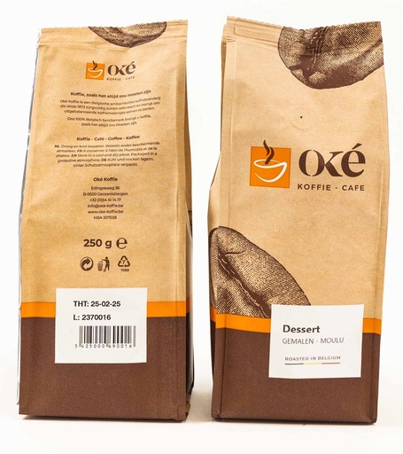[TIM-605OKE] Koffie Oké Koffie Dessert gemalen 250g