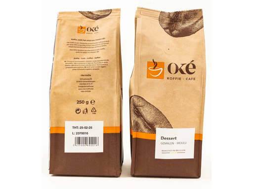 [TIM-605OKE] Koffie Oké Koffie Dessert gemalen 250g