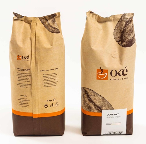 [TIM-573] Koffie Oké Koffie Gourmet gemalen 1kg