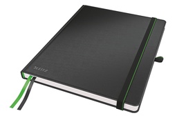 [ESS-44730095] Notitieboek Leitz Complete harde kaft ft iPad geruit 160blz lederlook zwart