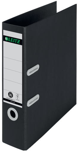 [ESS-10180095] Ordner Leitz 180° Recycle karton A4 80mm zwart (1018095)