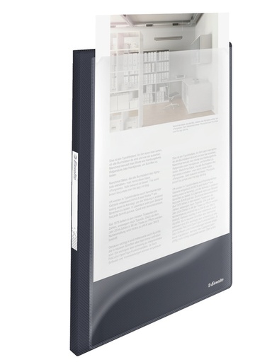 [ESS-624012] Personaliseerbaar showalbum Esselte Vivida PP A4 40 tassen zwart