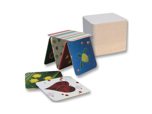 [TIM-2326] Biervilten Folia vierkant wit (100)