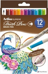 [TIM-0689400] Brushpen Artline Supreme assorti (12)