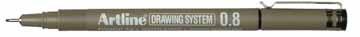 [TIM-414698] Fineliner Artline Drawing System 0,8mm zwart