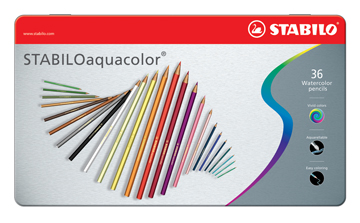 [TIM-1636-1] Kleurpotlood Stabilo Aquacolor assorti (36)