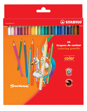 [TIM-1924-3] Kleurpotlood Stabilo Color assorti ophangdoos (24)