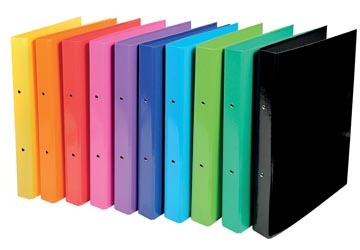 [TIM-54929E] Ringmap Exacompta karton A4 2 O-ringen 30mm rug 40mm assorti