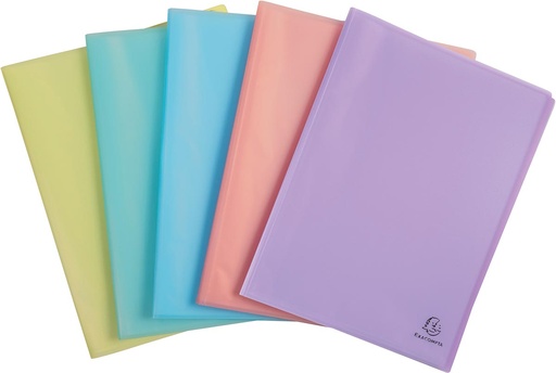 [TIM-88470E] Showalbum Exacompta Chromaline PP A4 40 tassen pastel assorti