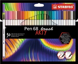 [TIM-56830] Brushpen Stabilo Pen 68 assorti (30)