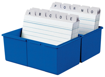 [TIM-97714] Systeemkaartenbak Han A7 blauw