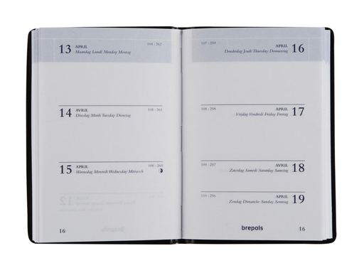 [AGE-2120066] Agenda Brepols Armada Seta 4-talig 2027 blauw