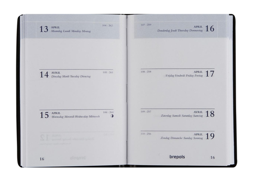 [AGE-2120046] Agenda Brepols Armada Seta 4-talig 2027 bordeaux