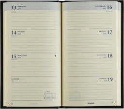 [AGE-1125506] Zakagenda Brepols Interplan Lima 90x160mm Nederlandstalig blauw 2025 1 week/2 pagina's