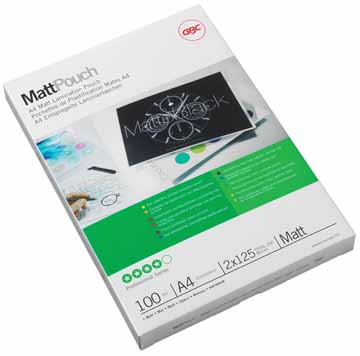 [ACCO-3747241] Lamineerhoes GBC A4 2x125µ mat (100)