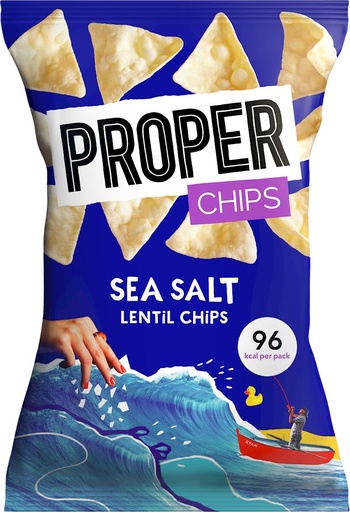 [TIM-PLCSS20] Chips Proper Sea Salt Lentil zak 20g