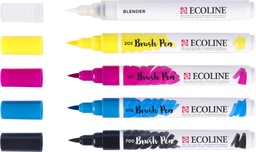 [TIM-1159930] Brushpen Talens Ecoline primair assorti (5)