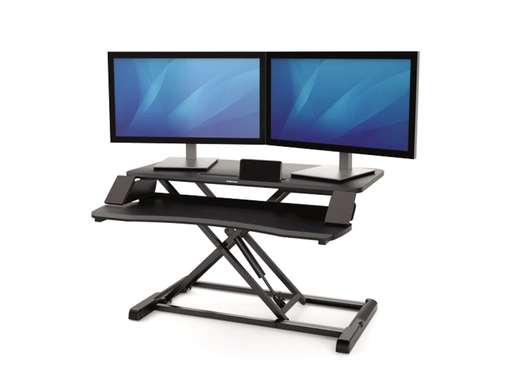 [FEL-8091001] Zit-sta werkstation Fellowes Corsivo zwart
