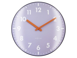 [KAN-3542LA] Wandklok NeXtime Duomo 35cm lavendel