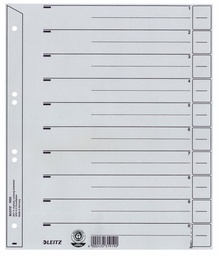 [ESS-16500085] Tabbladen Leitz Staffel karton A4 200gr 6-gaats grijs (100)