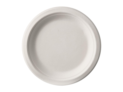 [TIM-PS89735] Bord Conpax Pure suikerriet Ø23cm wit (50)