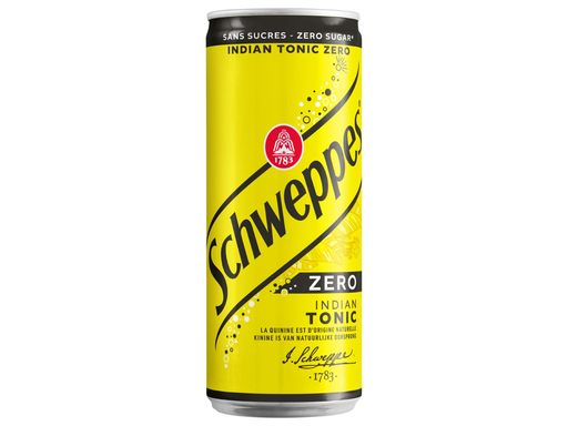[TIM-52576] Frisdrank Schweppes Indian Tonic Zero blikje 33cl (24)