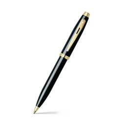 [KAN-E2932251] Balpen Sheaffer Serie 100 zwarte inkt medium punt glanzend zwart met goudkleurige accenten in giftbox