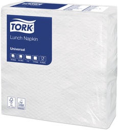 [TIM-509335] Servet Tork 30x30cm 1-laags wit (100)