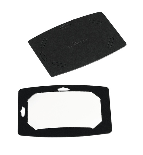 [DUR-827301] Naambadge Durable papier gerecycleerd 54x90mm zwart (20)