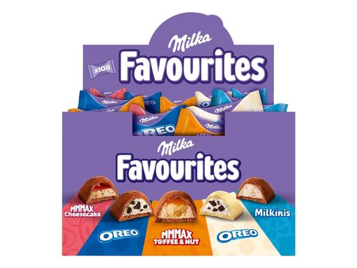 [TIM-55398] Chocolade Milka Favourites doos 1kg (108)