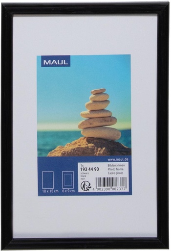 [TIM-1934490] Fotolijst MAULart kunststof frame 10x15cm zwart