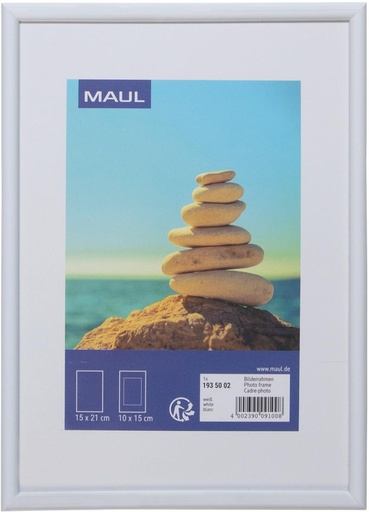 [TIM-1935002] Fotolijst MAULart kunststof frame 15x21cm wit