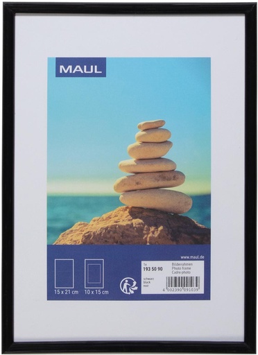 [TIM-1935090] Fotolijst MAULart kunststof frame 15x21cm zwart