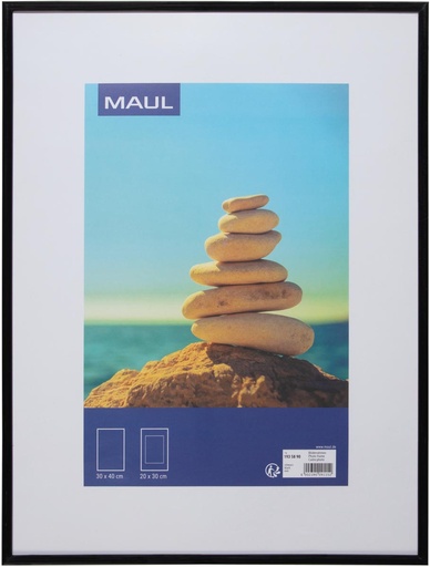 [TIM-1935890] Fotolijst MAULart kunststof frame 30x40cm zwart