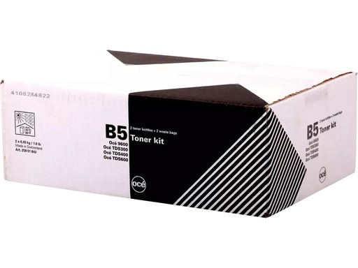 [OCE-25001843] Tonerkit Oce Plotter B5 25001843 2 toners BK inclusiv opvangbakje 2x450 gr.