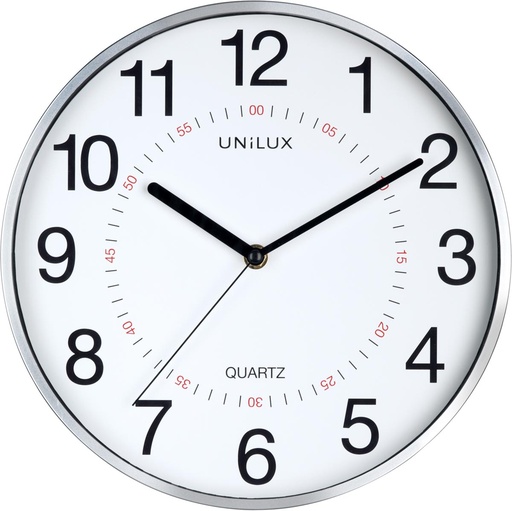 [TIM-4094280] Wandklok Unilux Aria Ø30,5cm grijs