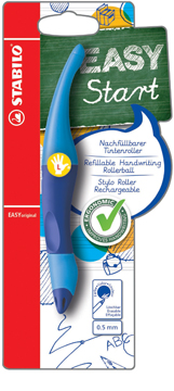 [TIM-B468343] Roller Stabilo EasyOriginal blauwe inkt linkshandig blister blauw