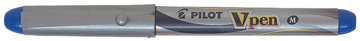 [TIM-0728207] Vulpen Pilot V-Pen Silver wegwerp medium blauw
